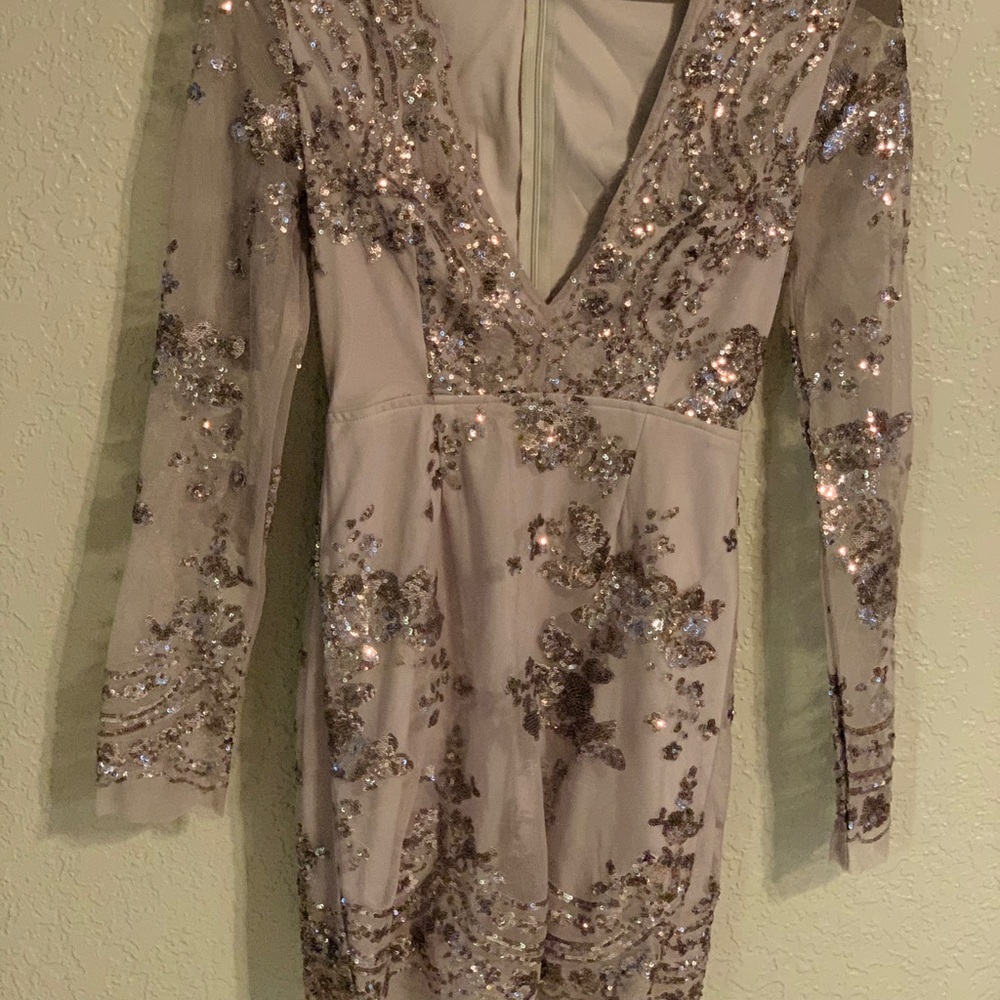 Missguided sparkle dress NEVER WORN size 2